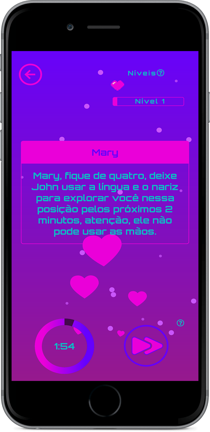 Jogo de desafios de sexo para casais que querem apimentar a relação e aprender dicas de sexo.