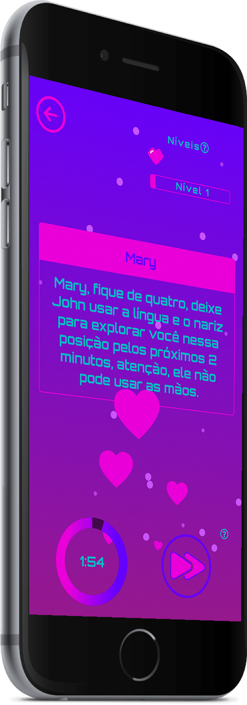 Jogo de desafios de sexo para casais que querem apimentar a relação e aprender dicas de sexo.